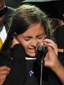 El momento más emotivo fue cuando Paris, la hija de Michael Jackson, dijo que su padre era el mejor del mundo.